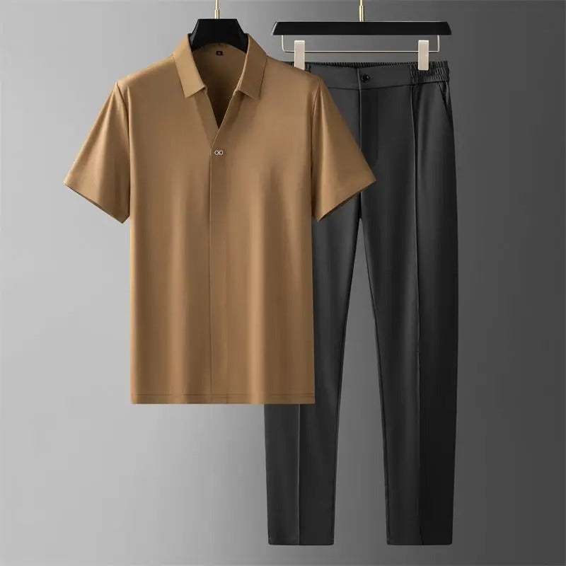 Etan Cotton-Linen Set | Men's Luxury Relaxed Fit