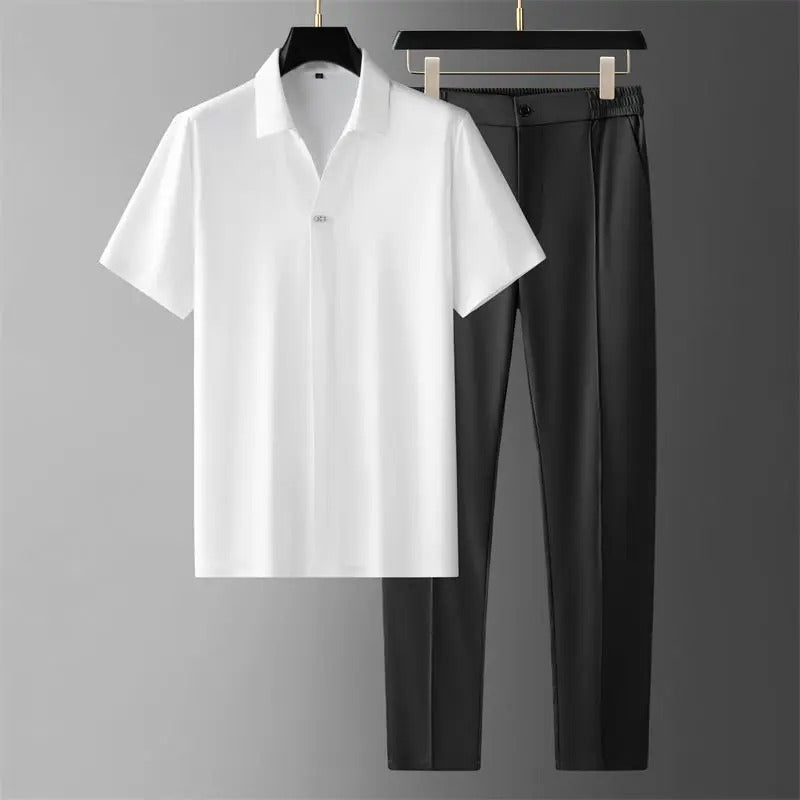 Etan Cotton-Linen Set | Men's Luxury Relaxed Fit