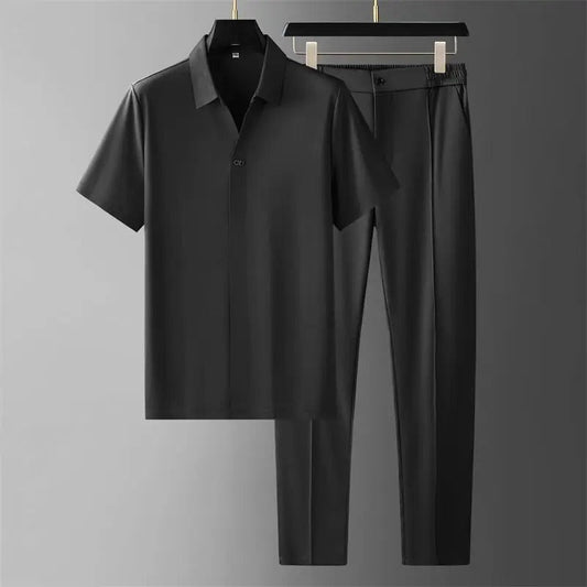 Etan Cotton-Linen Set | Men's Luxury Relaxed Fit