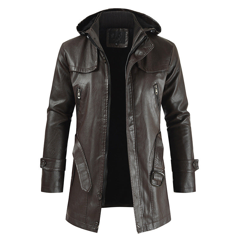 Miller Men’s Jacket | Faux Leather Winter Style