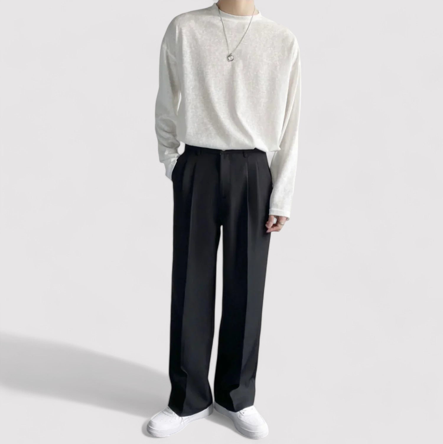 Faris Tailored Trousers | Men's London Slim-Fit Pants