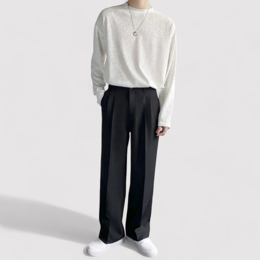 Faris Tailored Trousers | Men's London Slim-Fit Pants