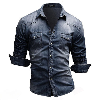 Frederick Denim Shirt | Men's Casual Classic Fit