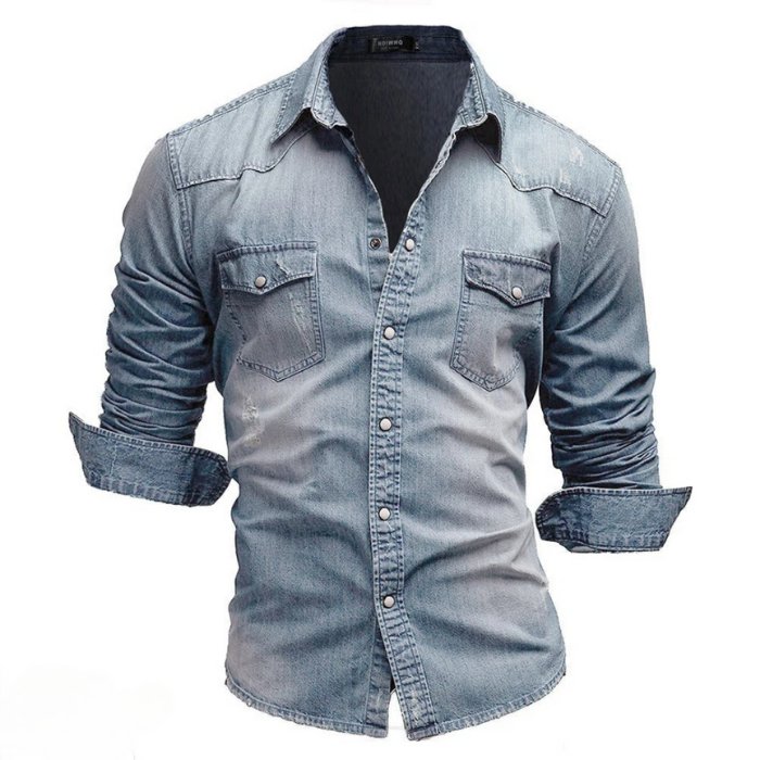 Frederick Denim Shirt | Men's Casual Classic Fit