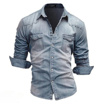 Frederick Denim Shirt | Men's Casual Classic Fit