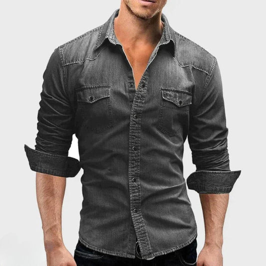 Frederick Denim Shirt | Men's Casual Classic Fit