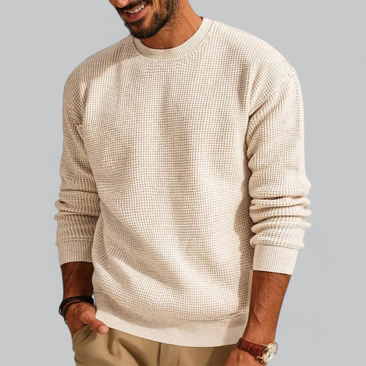 Gael Men’s Sweater | Wool Knit Crew Neck for Everyday Comfort