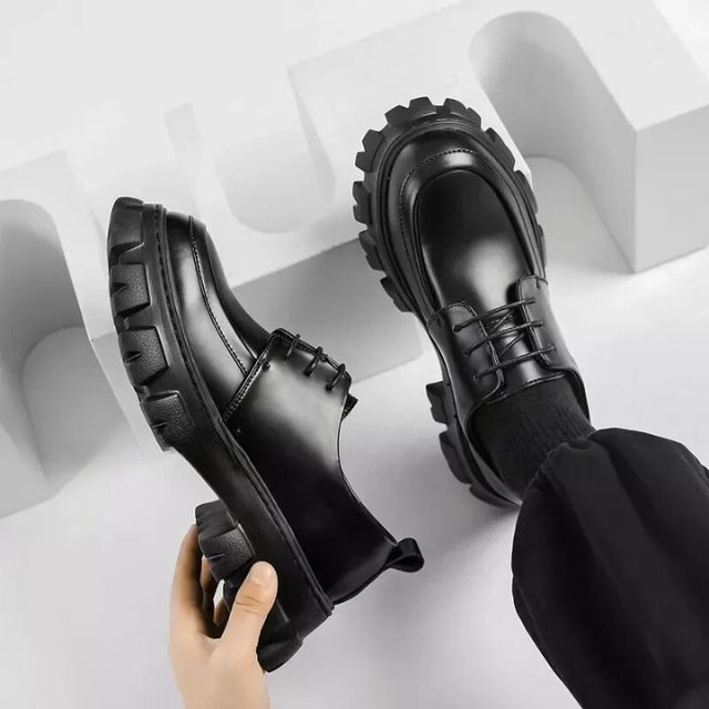 Gannon Men’s Leather Derby Shoes | Modern and Sophisticated Design