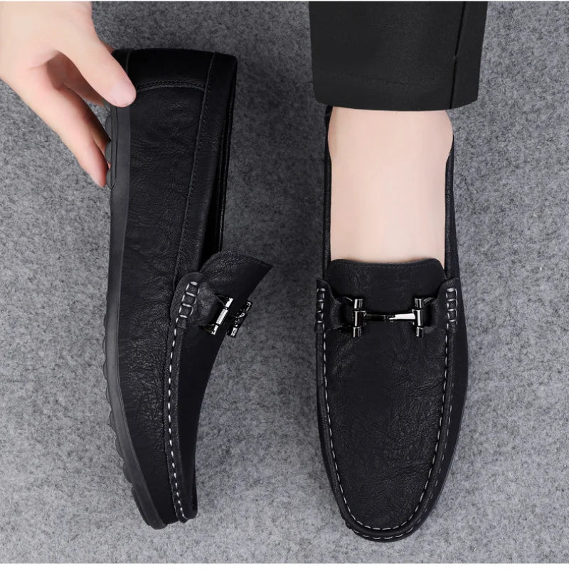 Garvin Men’s Loafers | Leather Business Shoes with Classic Elegance