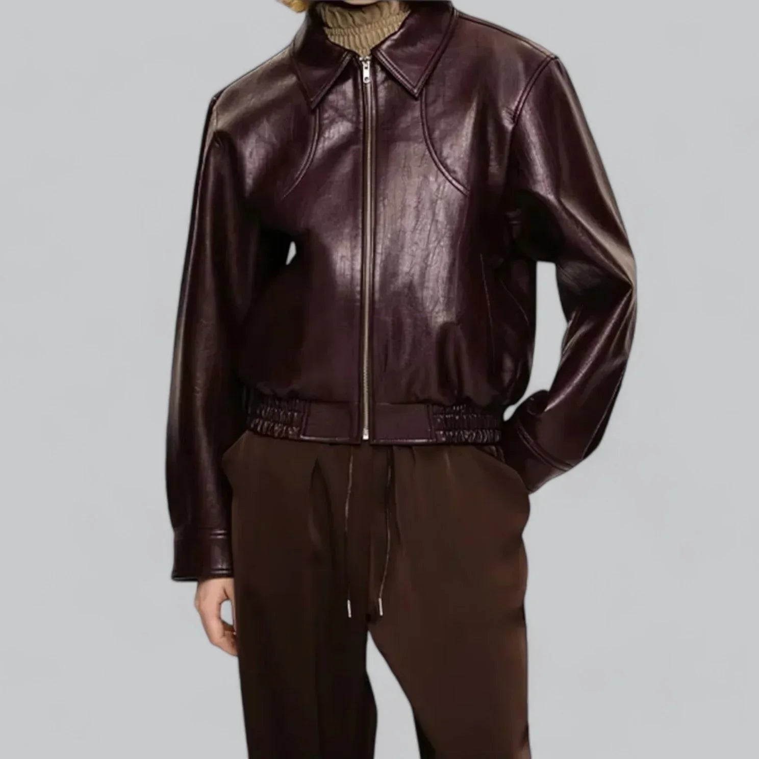 Gibson Men’s Jacket | Elegant Leather Jacket with Timeless Style