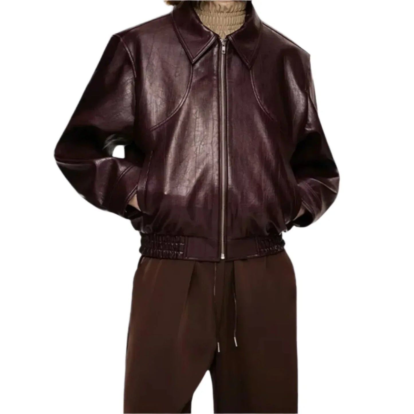 Gibson Men’s Jacket | Elegant Leather Jacket with Timeless Style