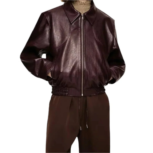 Gibson Men’s Jacket | Elegant Leather Jacket with Timeless Style