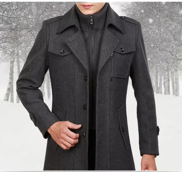 Gideus Men’s Overcoat | Classic and Elegant Winter Outerwear