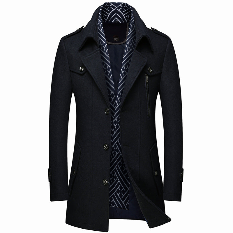 Gideus Men’s Overcoat | Classic and Elegant Winter Outerwear