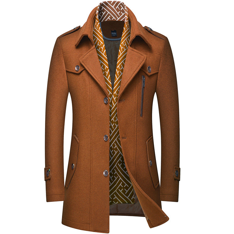 Gideus Men’s Overcoat | Classic and Elegant Winter Outerwear