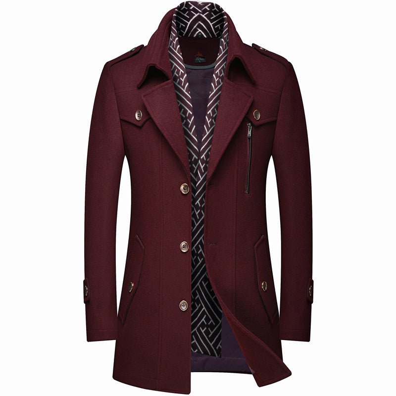 Gideus Men’s Overcoat | Classic and Elegant Winter Outerwear