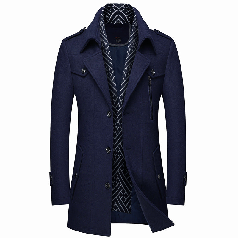 Gideus Men’s Overcoat | Classic and Elegant Winter Outerwear