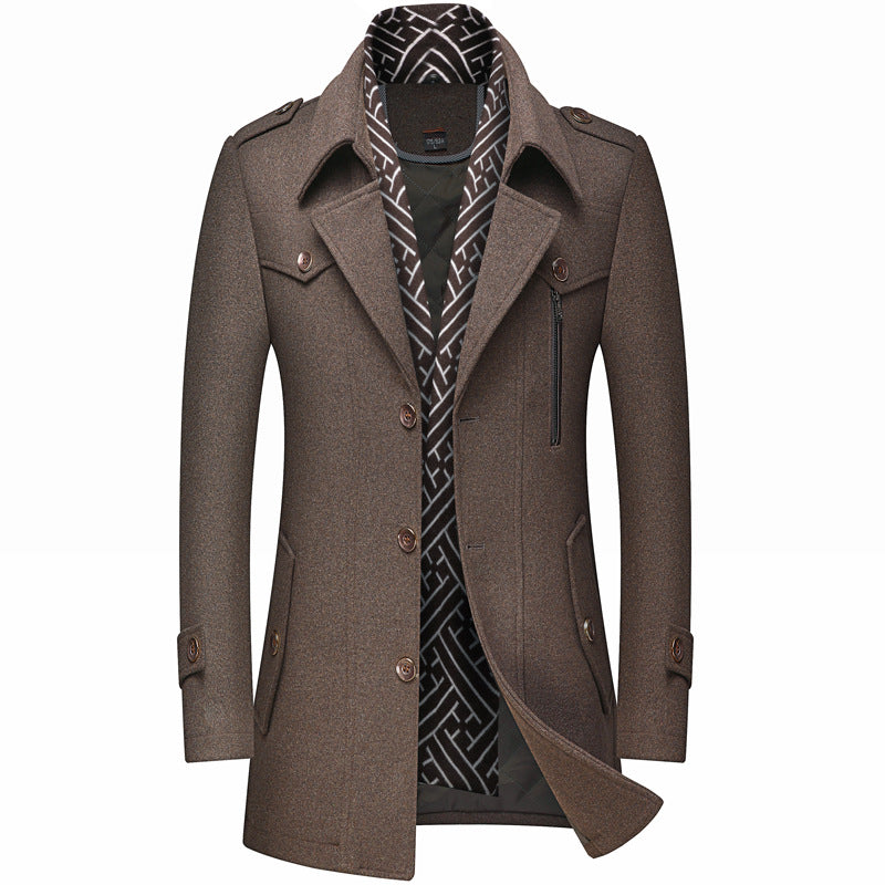 Gideus Men’s Overcoat | Classic and Elegant Winter Outerwear