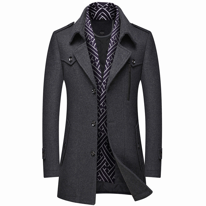 Gideus Men’s Overcoat | Classic and Elegant Winter Outerwear
