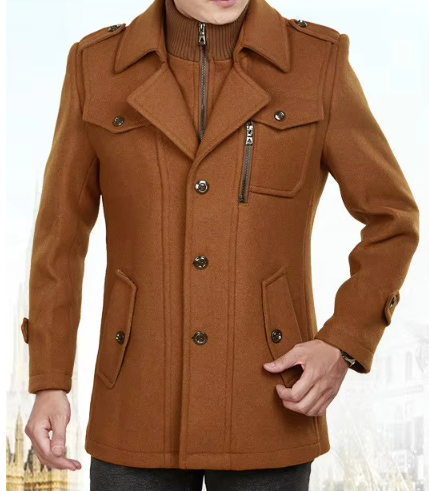 Gideus Men’s Overcoat | Classic and Elegant Winter Outerwear