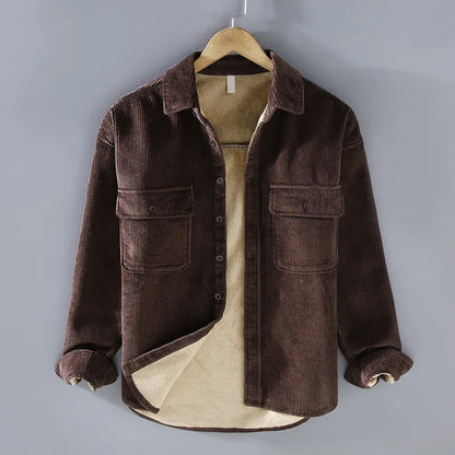 Gordy Men’s Corduroy Winter Shirt | Warm and Stylish