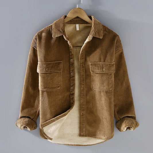 Gordy Men’s Corduroy Winter Shirt | Warm and Stylish