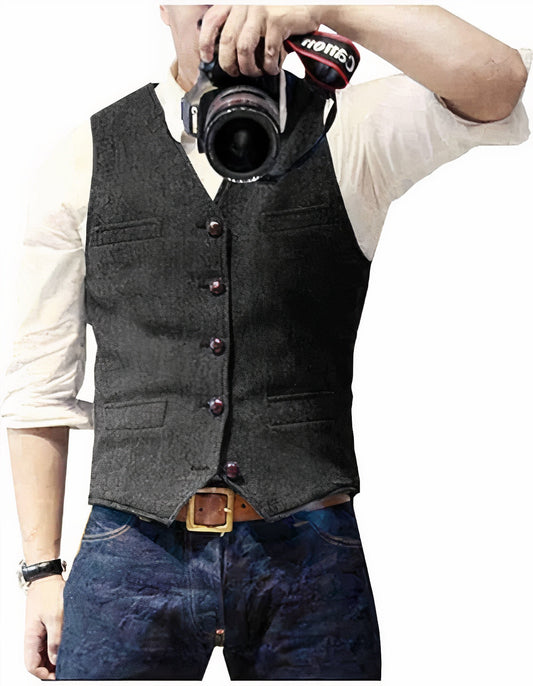 Hadi Men’s Waistcoat | Stylish and Fashionable Design