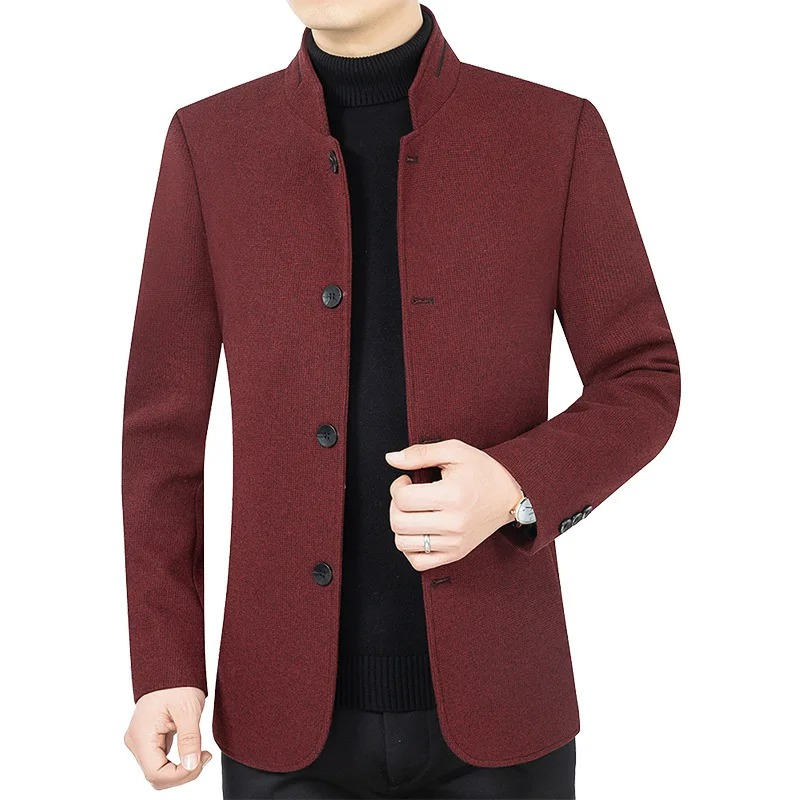 Iason Blazer | Men's Elegant Blazer with Stand-Up Collar