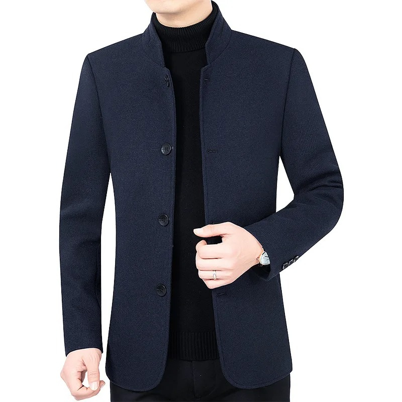 Iason Blazer | Men's Elegant Blazer with Stand-Up Collar