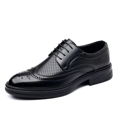 Ichabod Dress Shoes | Men's Refined Vegan Leather Wingtip Oxfords