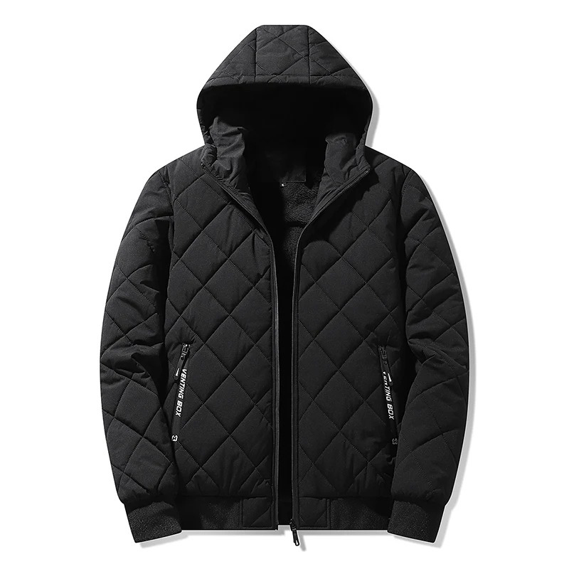 Idalion Puffer Jacket | Men's Casual Hooded Puffer Jacket