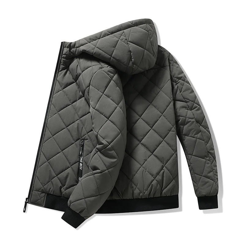 Idalion Puffer Jacket | Men's Casual Hooded Puffer Jacket