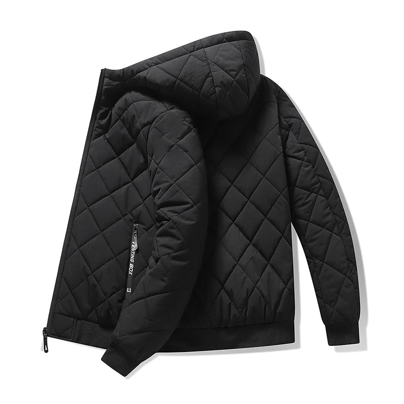 Idalion Puffer Jacket | Men's Casual Hooded Puffer Jacket