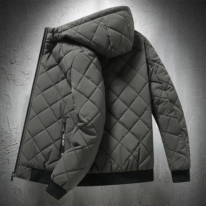 Idalion Puffer Jacket | Men's Casual Hooded Puffer Jacket