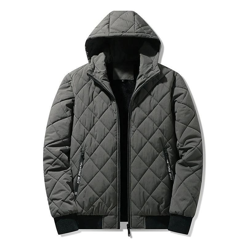 Idalion Puffer Jacket | Men's Casual Hooded Puffer Jacket