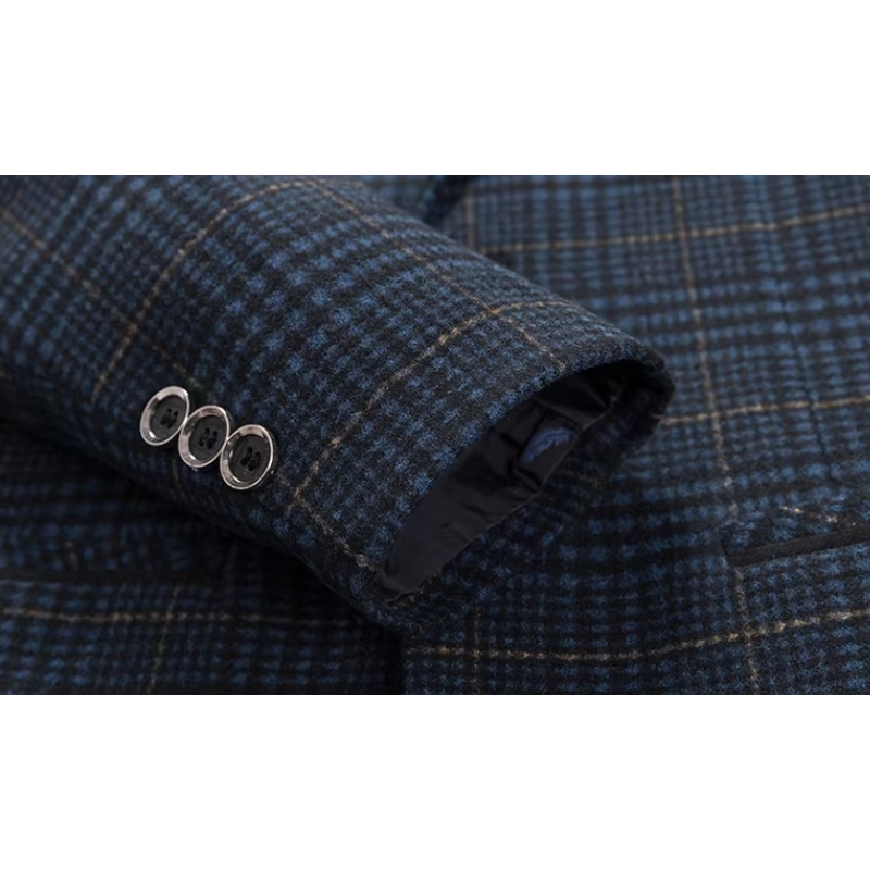 Idir Blazer | Men's Trendy Slim-Fit Checkered Blazer