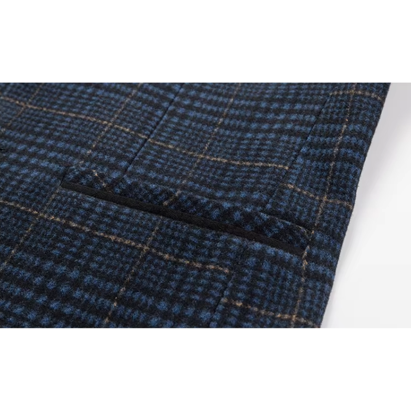 Idir Blazer | Men's Trendy Slim-Fit Checkered Blazer