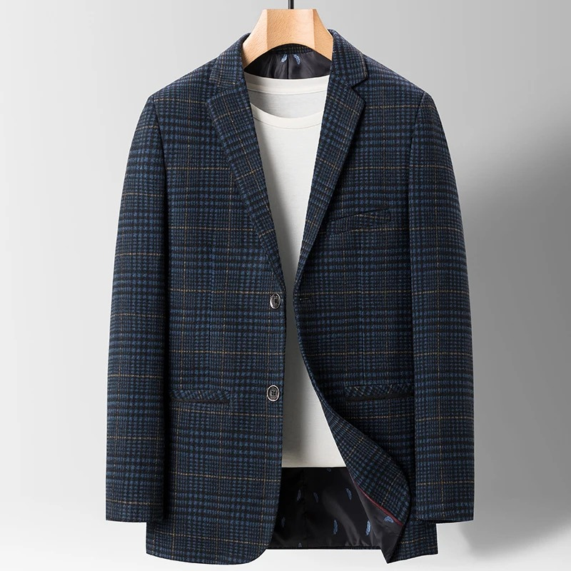 Idir Blazer | Men's Trendy Slim-Fit Checkered Blazer