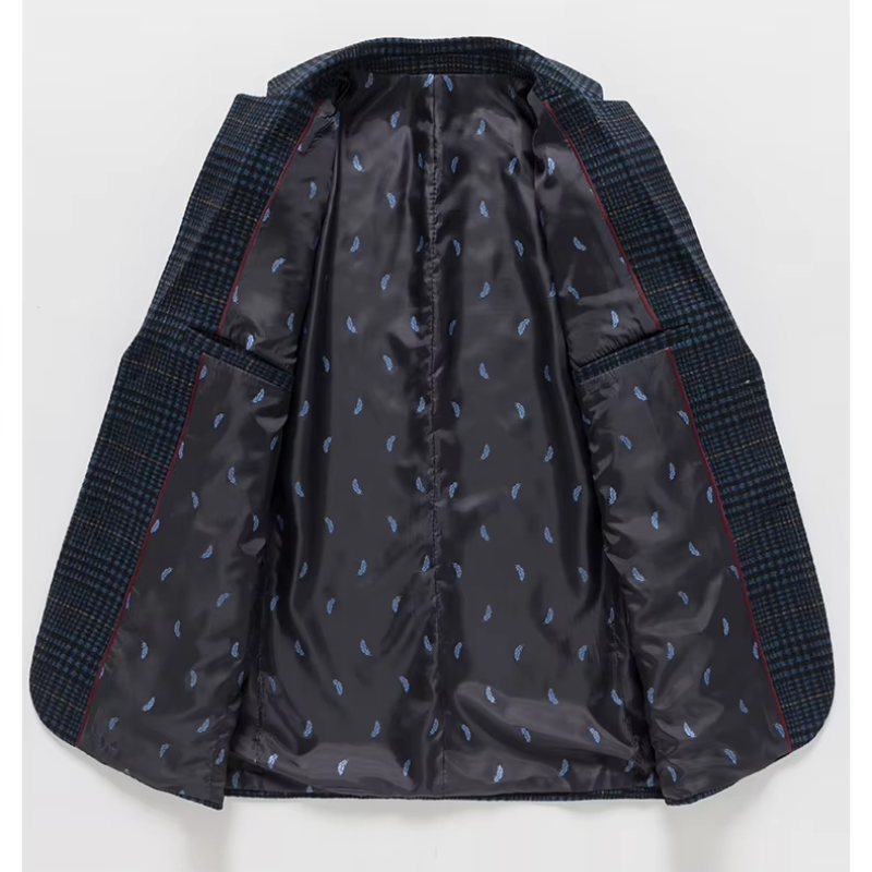 Idir Blazer | Men's Trendy Slim-Fit Checkered Blazer