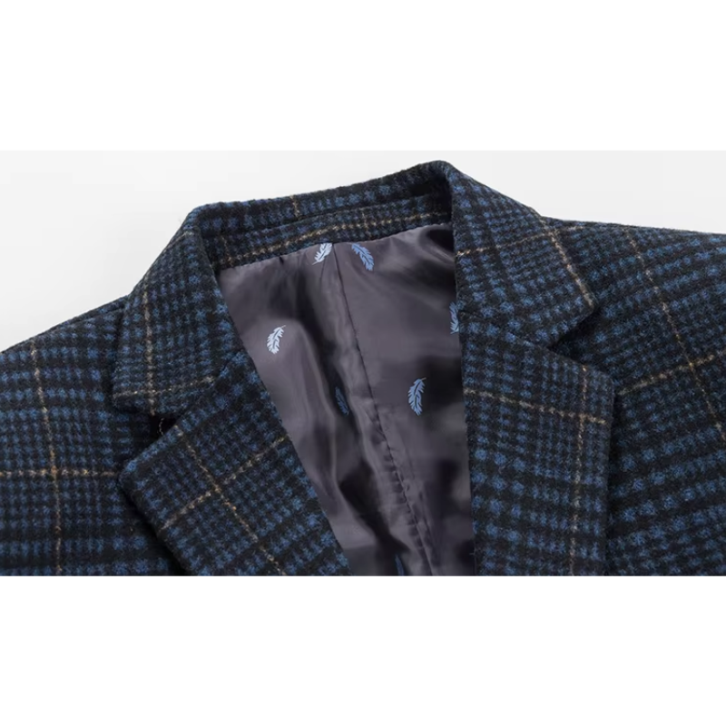 Idir Blazer | Men's Trendy Slim-Fit Checkered Blazer