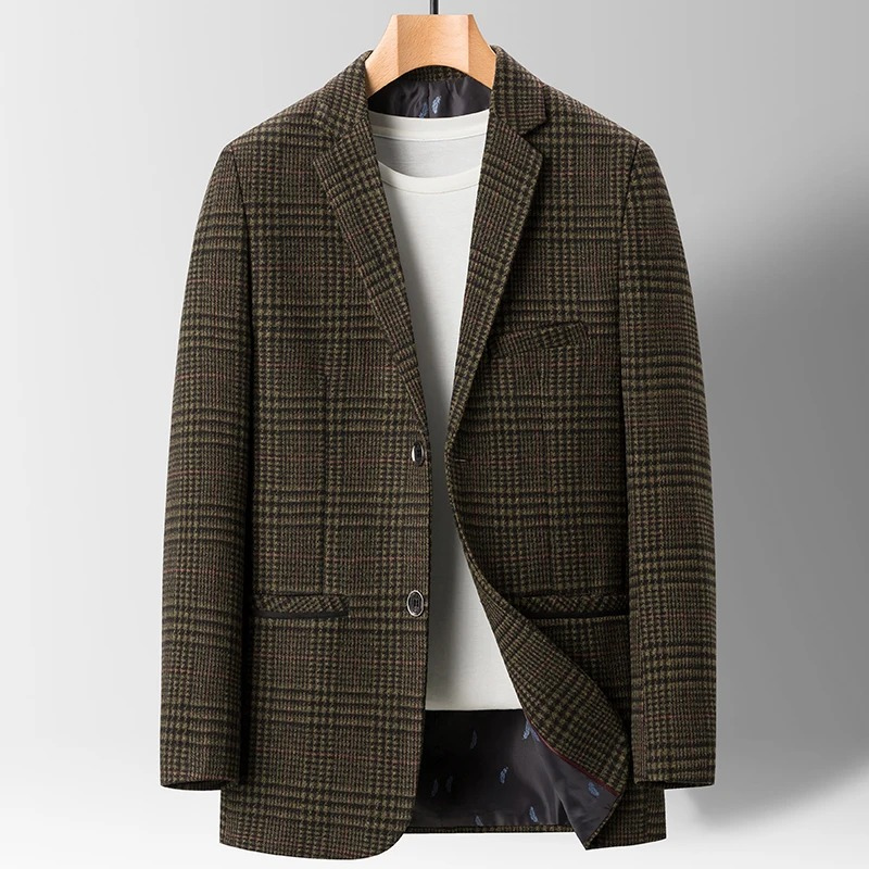 Idir Blazer | Men's Trendy Slim-Fit Checkered Blazer
