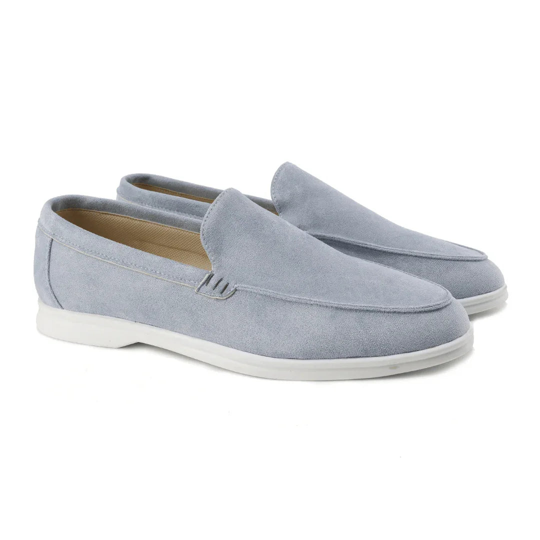 Kamil Men’s Shoes | Suede Slip-On Loafers with Low-Profile Design for Autumn