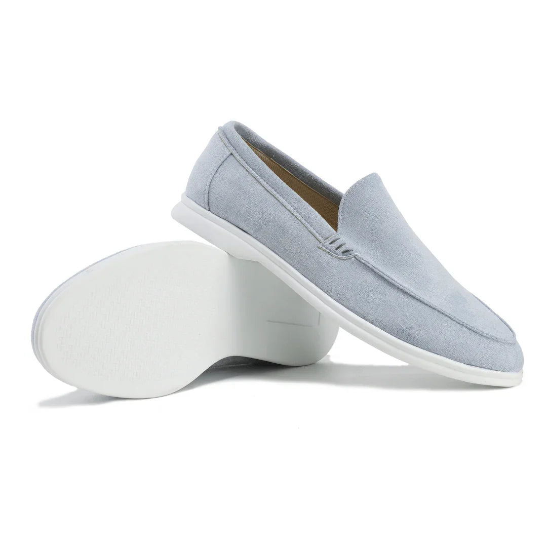 Kamil Men’s Shoes | Suede Slip-On Loafers with Low-Profile Design for Autumn