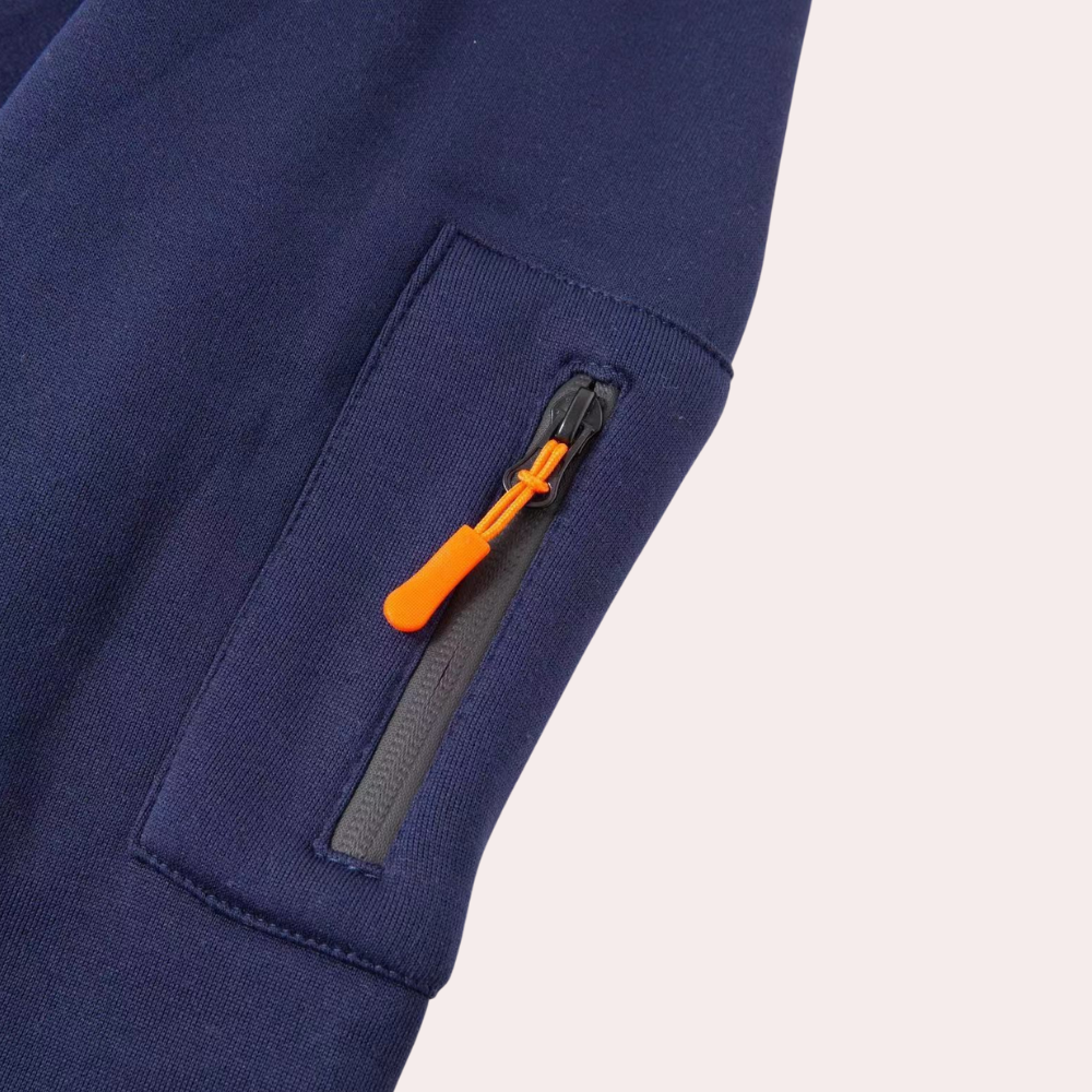 Jaxen Men’s Hoodie | Cotton Hoodie with Drawstring Hood, Kangaroo Pocket, and Long Sleeves for Autumn