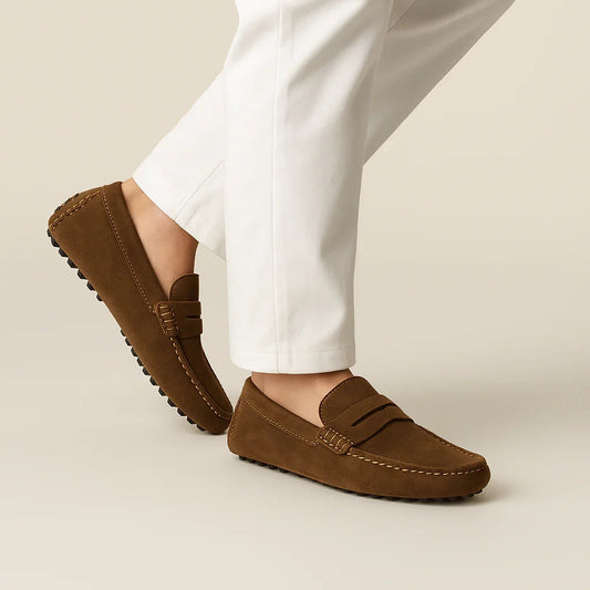 Kane Men’s Shoes | Suede Slip-On Loafers Autumn