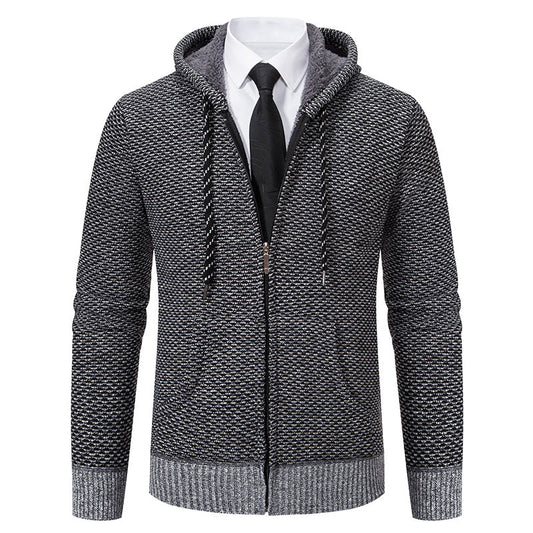 Logan Men’s Hoodie | Knitted Hoodie Autumn