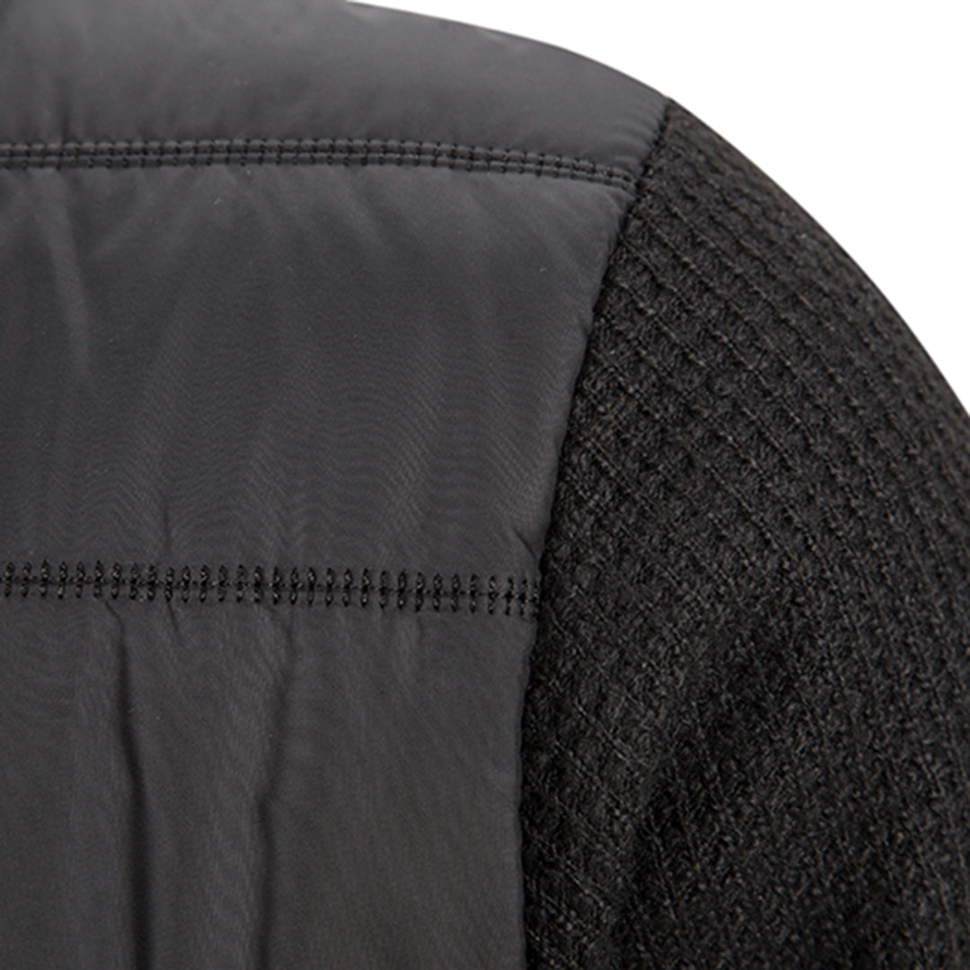 Jairoz Men’s Cardigan | Knitted Zip-Up Cardigan with High Collar and Long Sleeves for Autumn