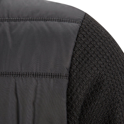 Jairoz Men’s Cardigan | Knitted Zip-Up Cardigan with High Collar and Long Sleeves for Autumn