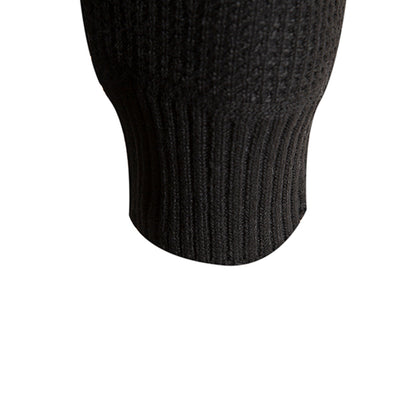 Jairoz Men’s Cardigan | Knitted Zip-Up Cardigan with High Collar and Long Sleeves for Autumn
