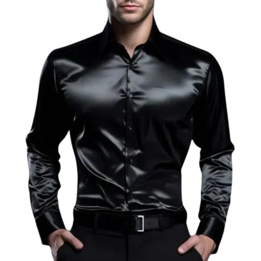 Janis Men’s Shirt | Stretch Cotton Long Sleeve Shirt